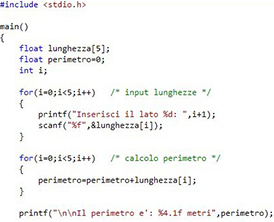 linguaggio di programmazione in C++