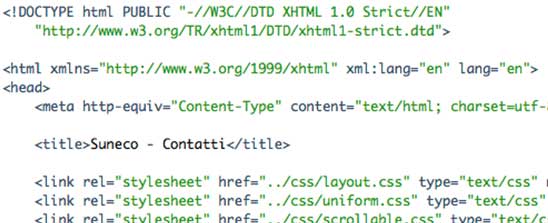 Edita codice HTML 5 per i tuoi siti internet